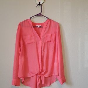 Pink blouse